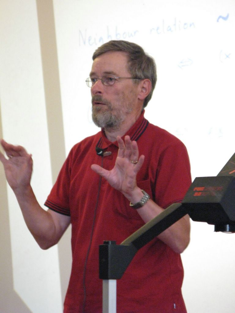 Anders Kock speaking at CT2007, Carvoeiro, Algarve (Portugal), June 2007. Picture by J. Koslowski 