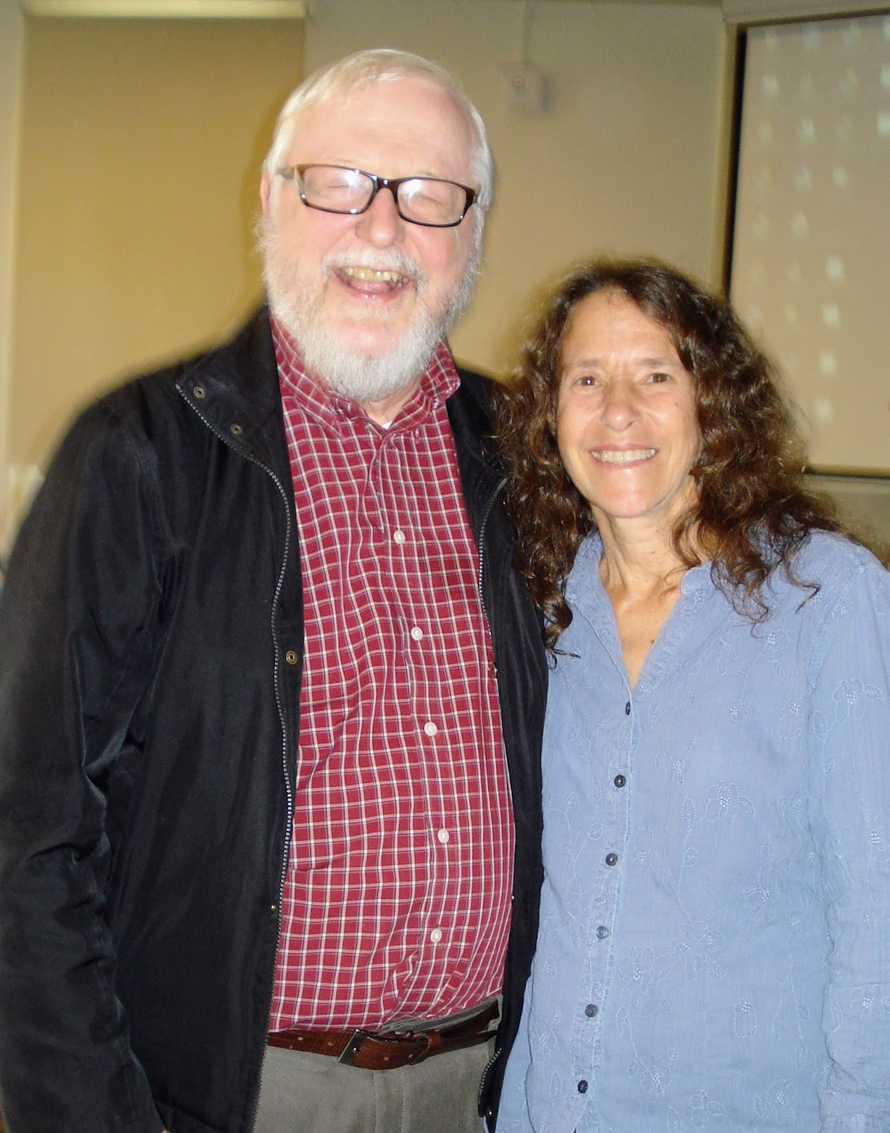 Bill and Susan Niefield October 2013. 50 years of FWL's Funtorial Semantics of Algebraic Theories conference at Union College, Schenectady
